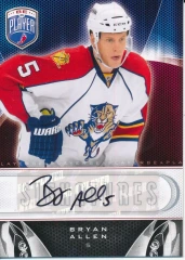 2009-10 Upper Deck Be A Player Signatures #S-AL Bryan Allen Florida Panthers